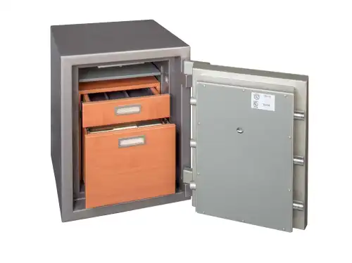 Gardall FB2013 1 hour fire safe drawers open
