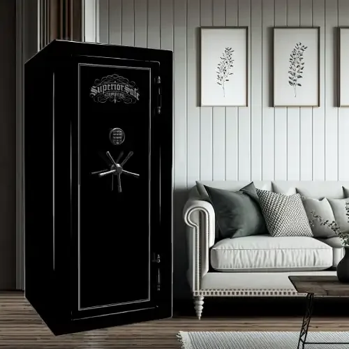 Superior Ironside safe in room