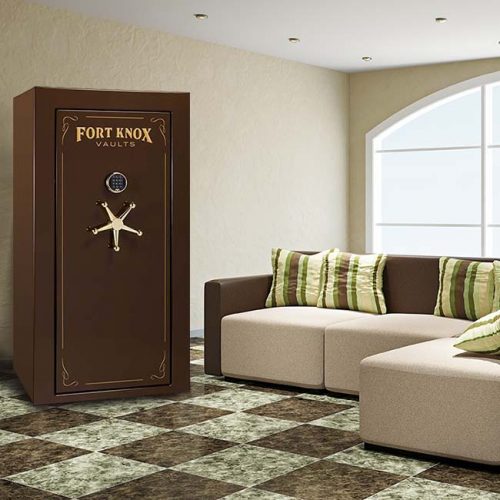 Fort Knox Protector safe in living room