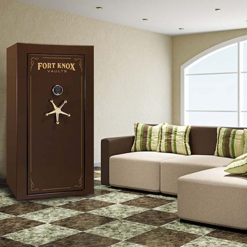 Fort Knox Safes Protector safe in living room
